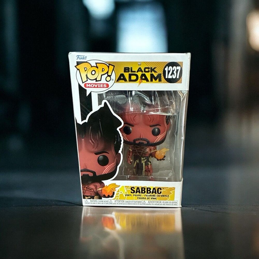 Funko Pop! Movies - DC - Black Adam - Sabbac #1237‎ w/ Protector